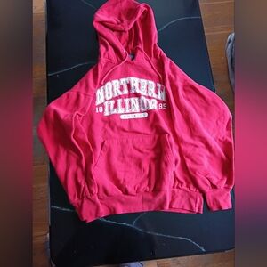 Red Northern Illinois University Hoodie